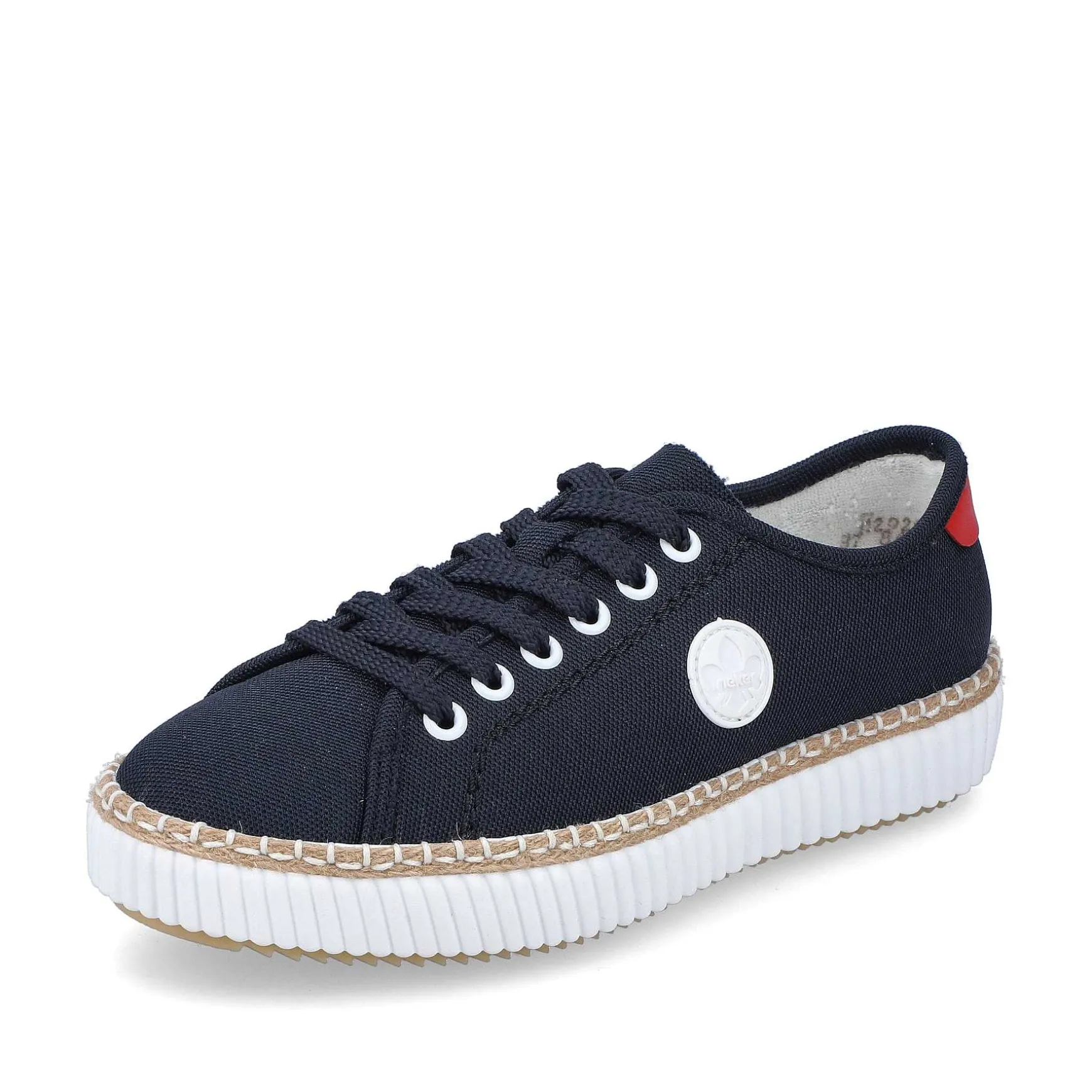 Rieker Dame Sneaker Lav Stal Bla