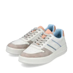 Rieker Dame Sneaker Lav Svane Hvid