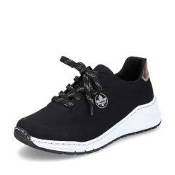 Rieker Dame Sneaker Low Night Sort