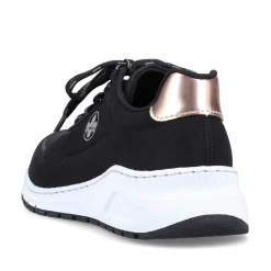 Rieker Dame Sneaker Low Night Sort