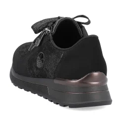Rieker Dame Sneaker Low Night Sort