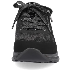 Rieker Dame Sneaker Low Night Sort