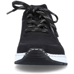 Rieker Dame Sneaker Low Night Sort