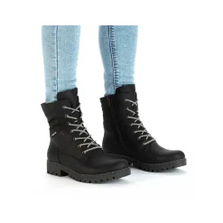 Rieker DamecykelStøvler Asfalt Sorte