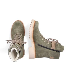 Rieker DamecykelStøvler Bladgronne