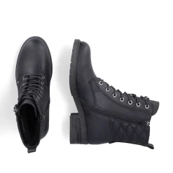 Rieker DamecykelStøvler Nat Sorte