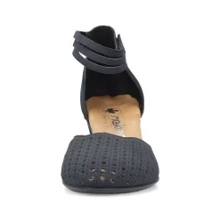 Rieker Damepumper Skiferbla