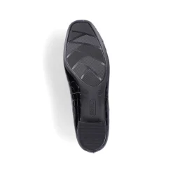 Rieker Damepumps Blank Sort