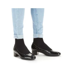 Rieker Damepumps Blank Sort