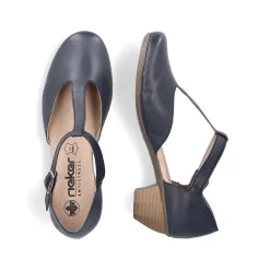 Rieker Damepumps Marinebla