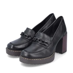 Rieker Damepumps Nat Sort