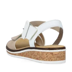 Rieker Damesandaler Edelweis Champagne Beige