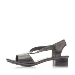 Rieker Damesandaler Med Stropper, Nat Sorte