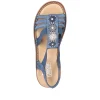 Rieker Damesandaler Med Stropper Marinebla