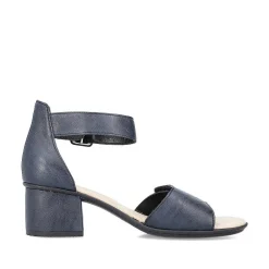 Rieker Damesandaler Med Stropper Marinebla