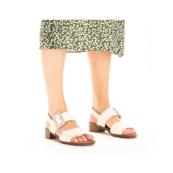 Rieker Damesandaler Med Stropper I Lys Beige