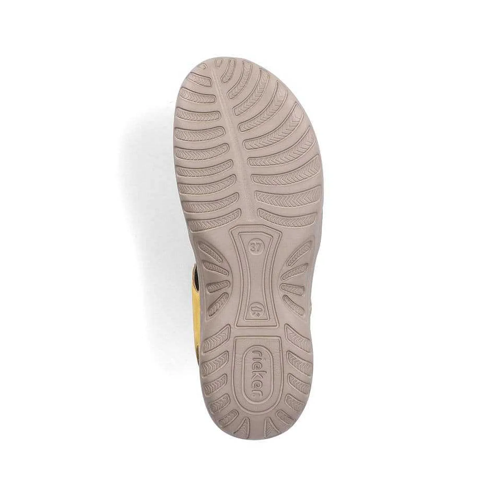 Rieker Damesandaler Med Stropper, Citrongul