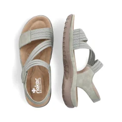 Rieker Damesandaler Med Stropper Mintgron