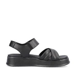 Rieker Damesandaler Med Stropper Midnight Black