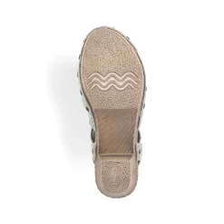 Rieker Damesandaler Med Stropper Mintgron