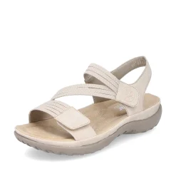 Rieker Damesandaler Med Stropper I Lys Beige