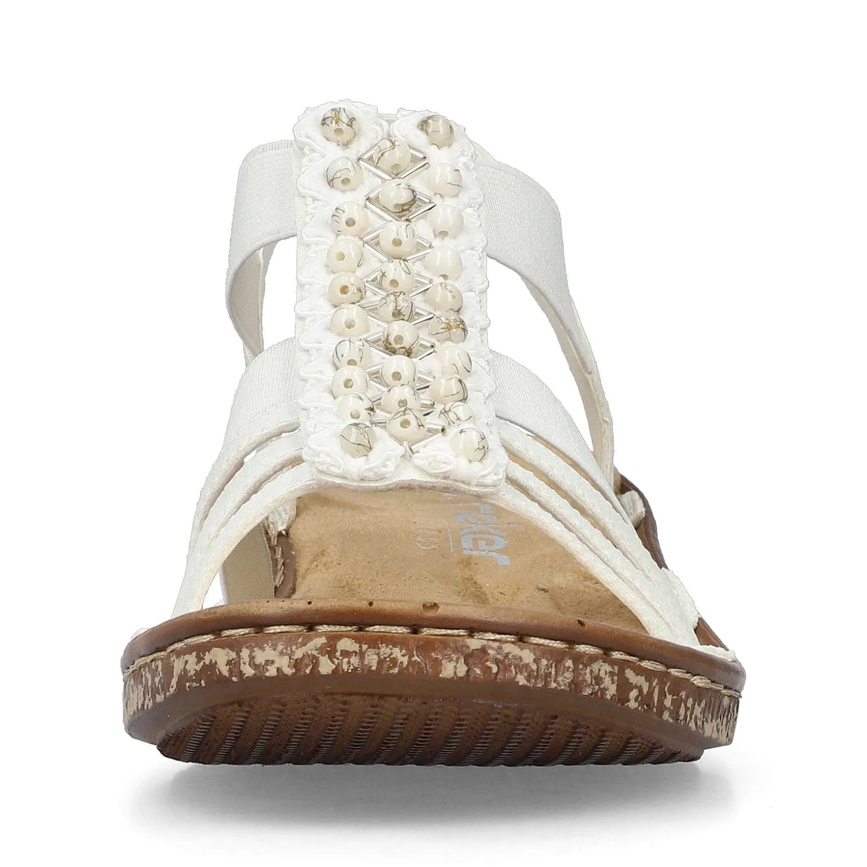 Rieker Damesandaler Med Stropper I Lys Beige