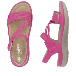 Rieker Damesandaler Med Stropper, Pink