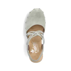 Rieker Damesandaler Med Stropper Mintgron