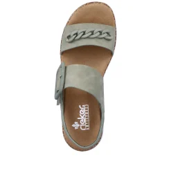 Rieker Damesandaler Med Stropper Mintgron