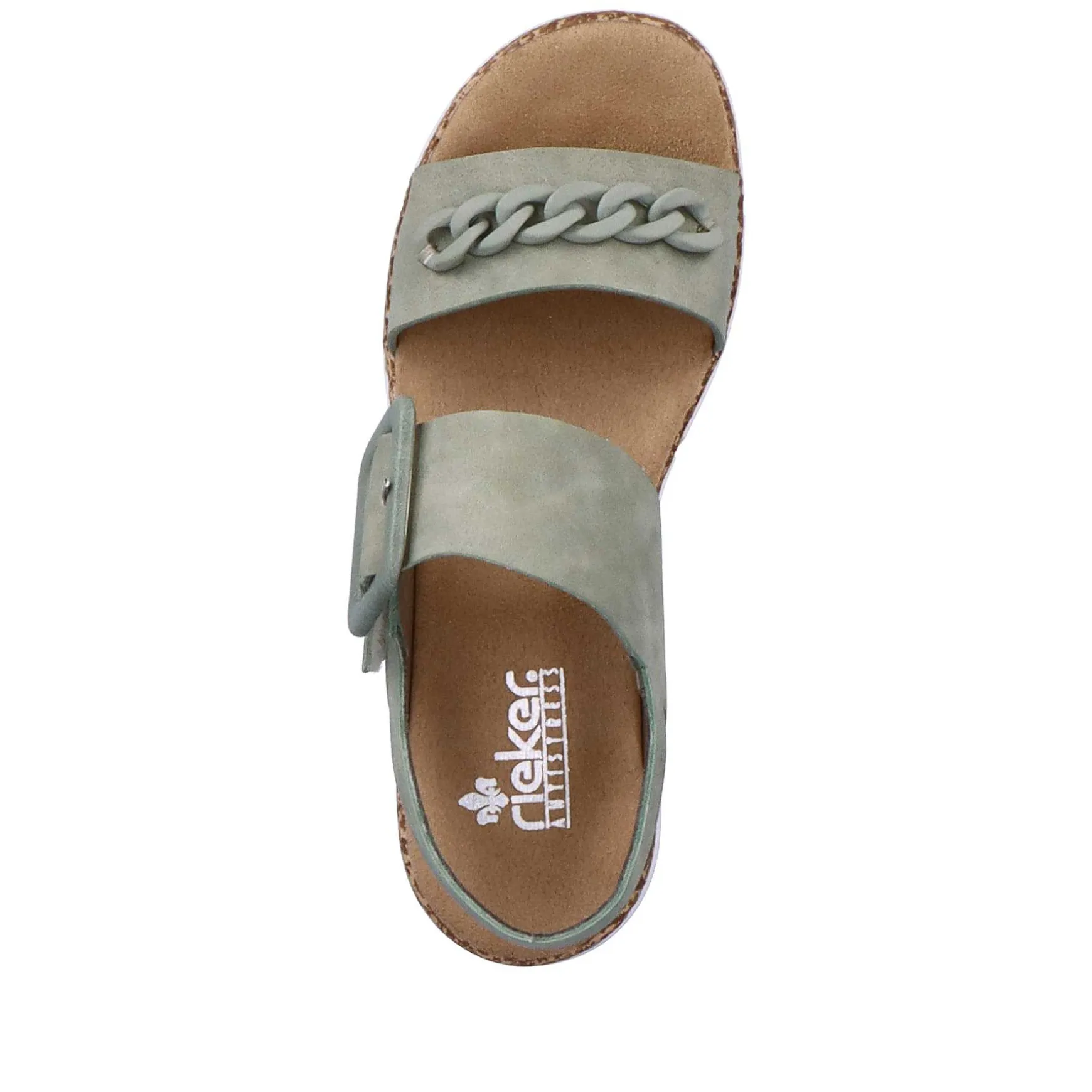 Rieker Damesandaler Med Stropper Mintgron