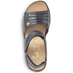 Rieker Damesandaler Med Stropper, Nat Sorte