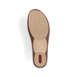 Rieker Damesandaler Med Stropper, Himmelbla-Noddebrune