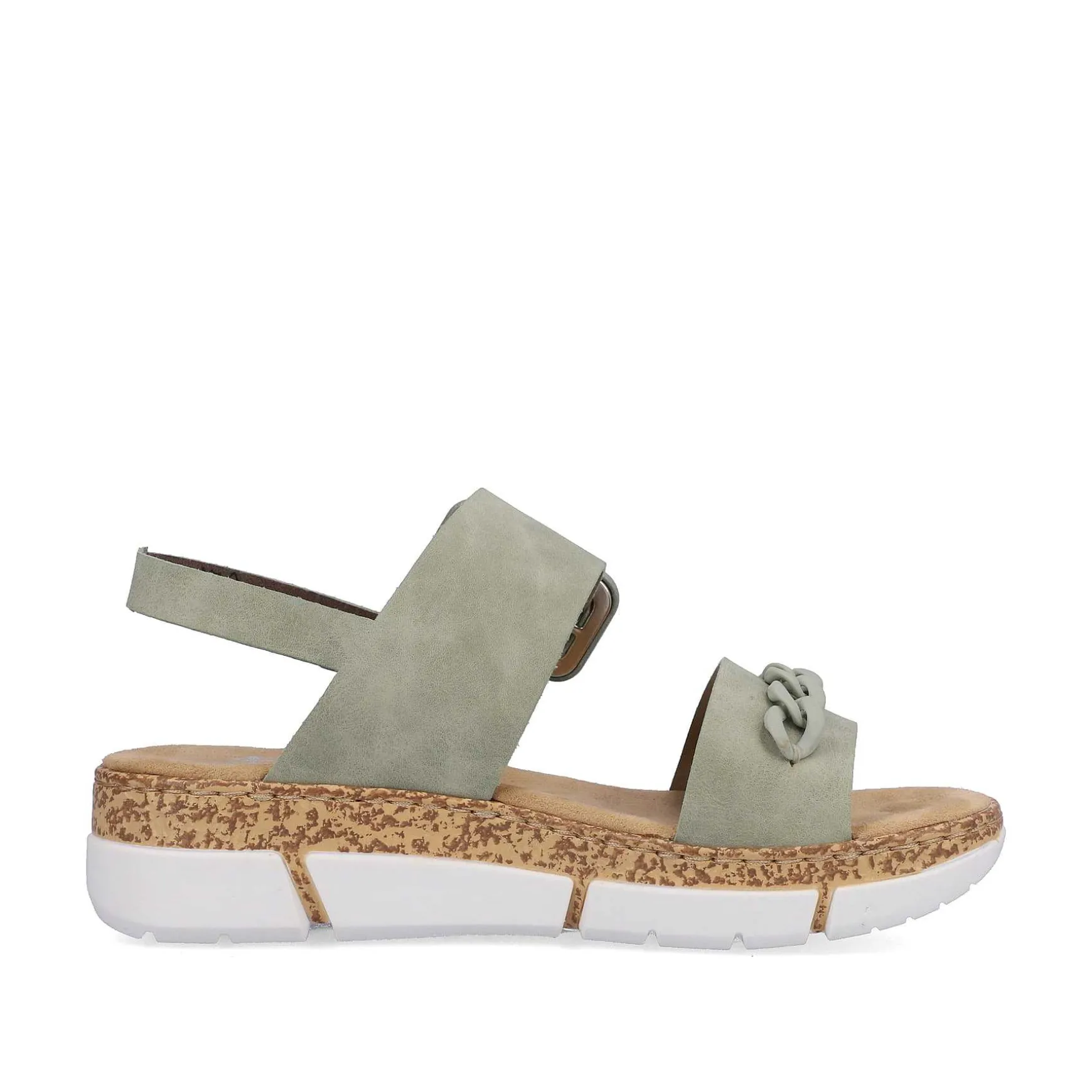 Rieker Damesandaler Med Stropper Mintgron