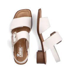 Rieker Damesandaler Med Stropper I Lys Beige