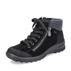 Rieker Damesko Med Snore Grafit Sort