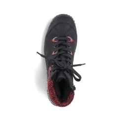 Rieker Damesko Med Snore Grafit Sort