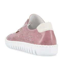 Rieker Damesko Med Snore, Blodpink