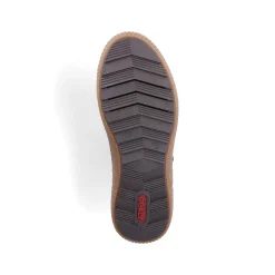 Rieker Damesko Med Snore Asfalt Sort