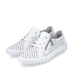 Rieker Damesko Med Snore Perlehvid