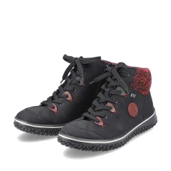 Rieker Damesko Med Snore Grafit Sort