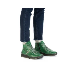 Rieker Damesko Med Snore Smaragdgron