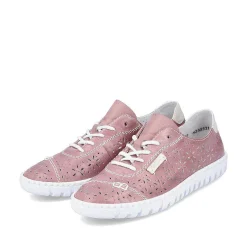 Rieker Damesko Med Snore, Blodpink