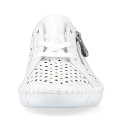 Rieker Damesko Med Snore Perlehvid