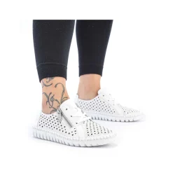 Rieker Damesko Med Snore Perlehvid