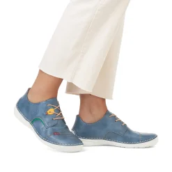 Rieker Damesko Med Snore, Skiferbla