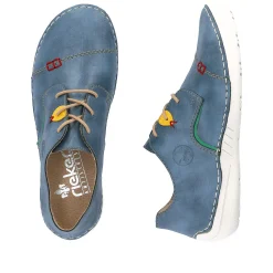 Rieker Damesko Med Snore, Skiferbla