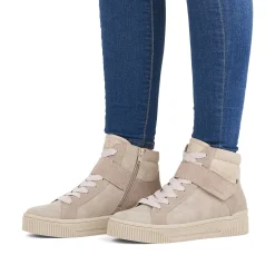 Rieker Damesneaker Hoj Cremebeige