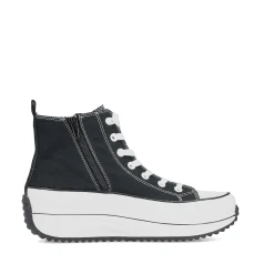 Rieker Damesneaker Hoj Dyb Sort