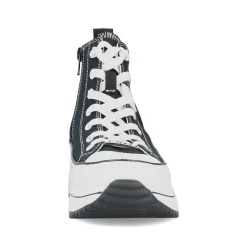 Rieker Damesneaker Hoj Dyb Sort