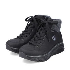 Rieker Damesneaker Hoj Dyb Sort